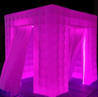 Retro White Box Booth view 3